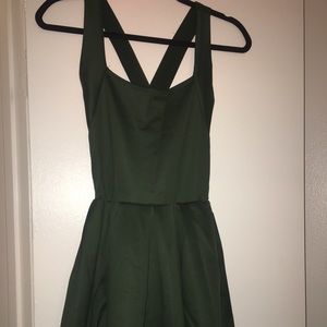 Green dress
